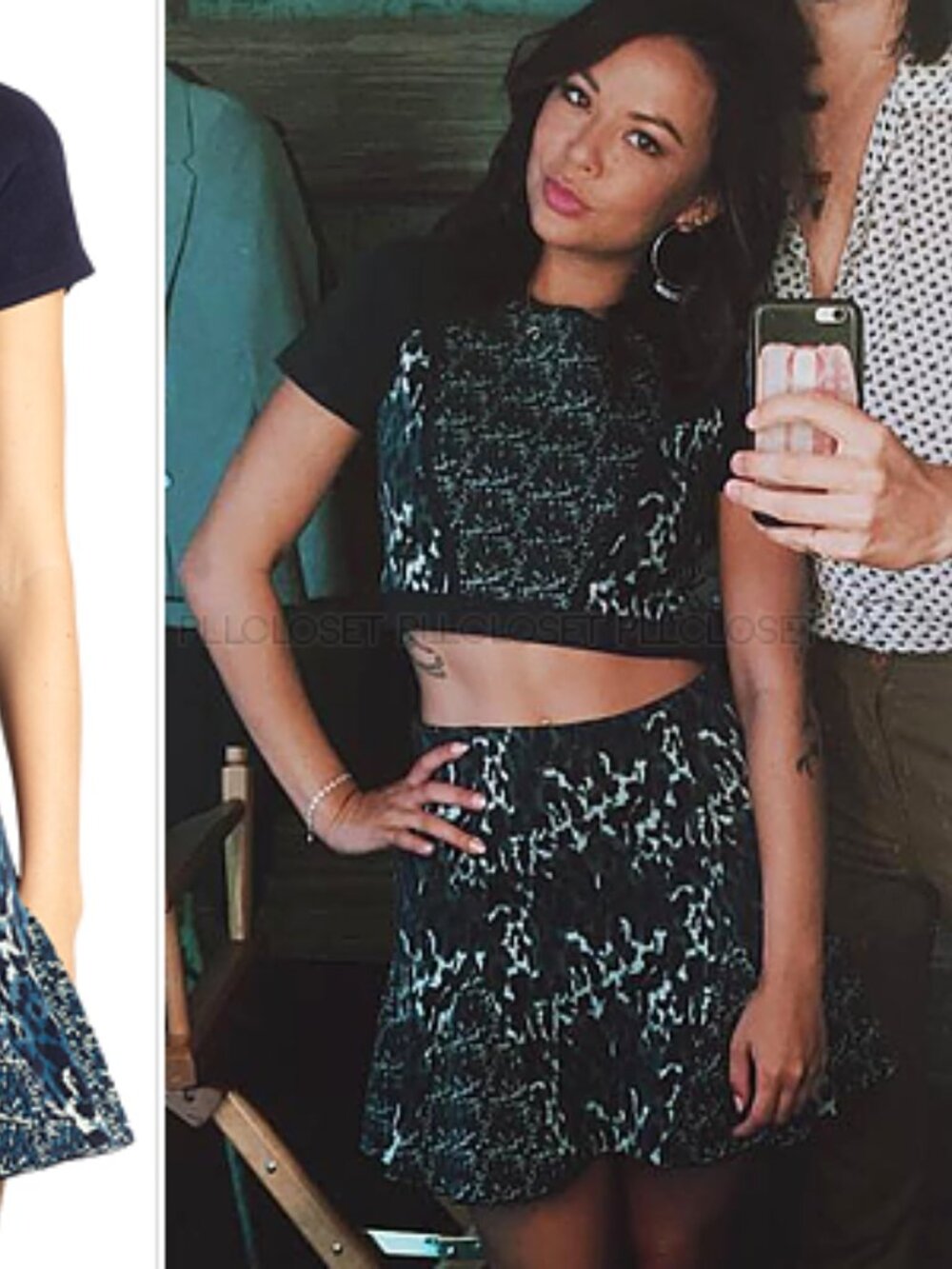 AS SEEN ON PLL: Parker Knit Leopard Print Skirt Set